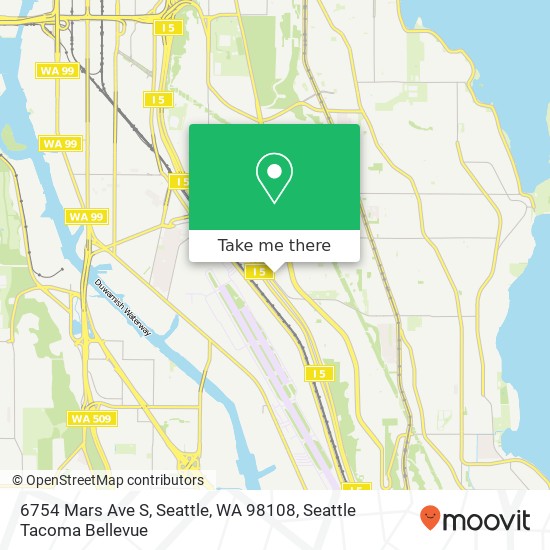 6754 Mars Ave S, Seattle, WA 98108 map