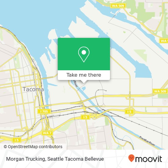 Mapa de Morgan Trucking