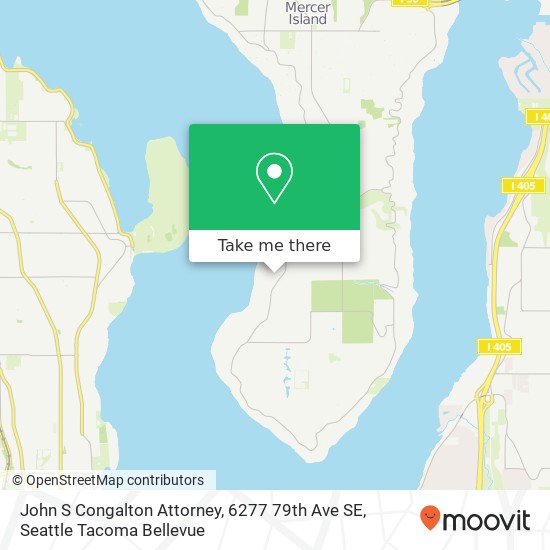 Mapa de John S Congalton Attorney, 6277 79th Ave SE