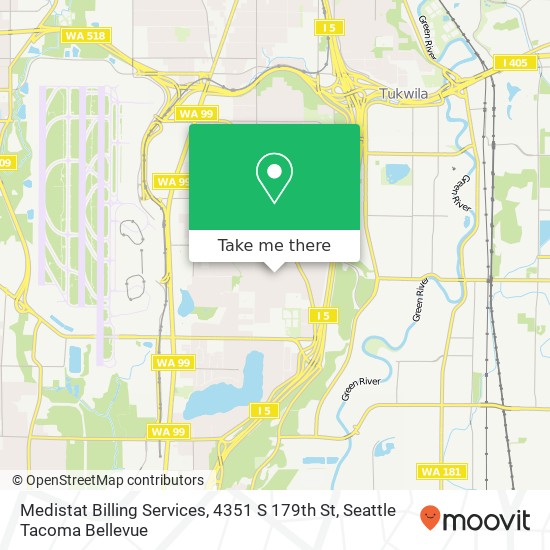 Medistat Billing Services, 4351 S 179th St map