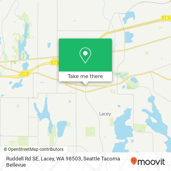 Ruddell Rd SE, Lacey, WA 98503 map