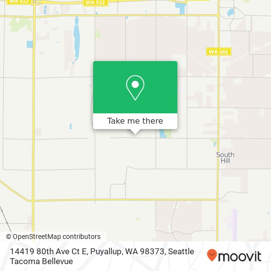 14419 80th Ave Ct E, Puyallup, WA 98373 map