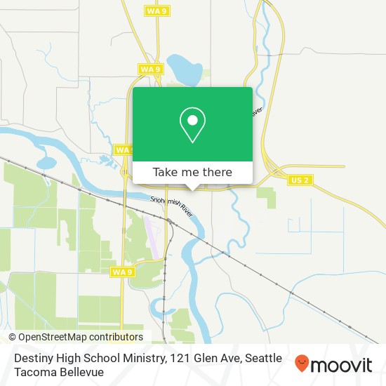 Destiny High School Ministry, 121 Glen Ave map