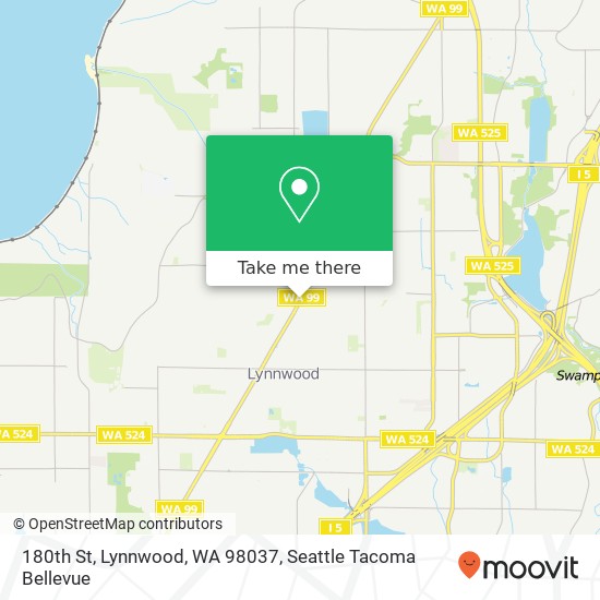 180th St, Lynnwood, WA 98037 map