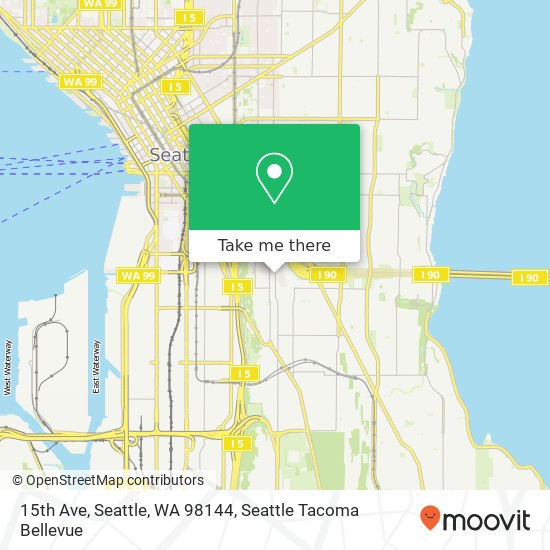 15th Ave, Seattle, WA 98144 map