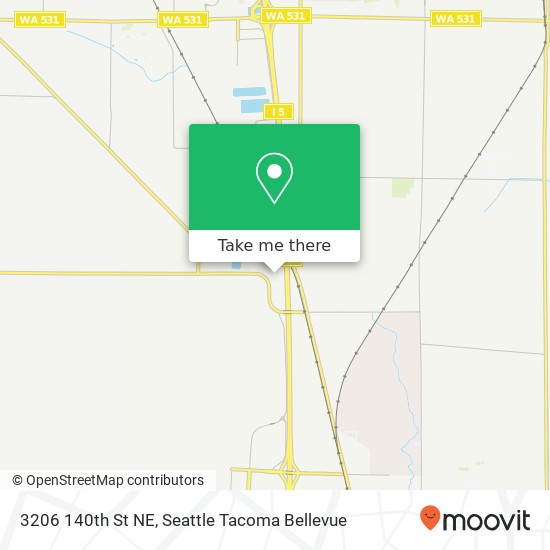 Mapa de 3206 140th St NE, Marysville, WA 98271