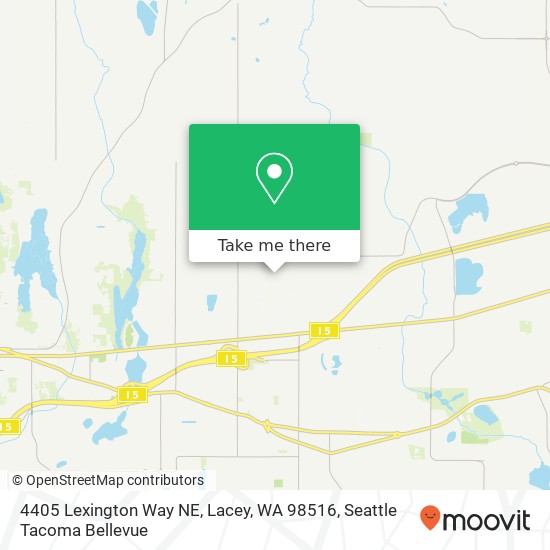 4405 Lexington Way NE, Lacey, WA 98516 map