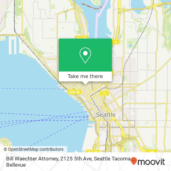 Bill Waechter Attorney, 2125 5th Ave map