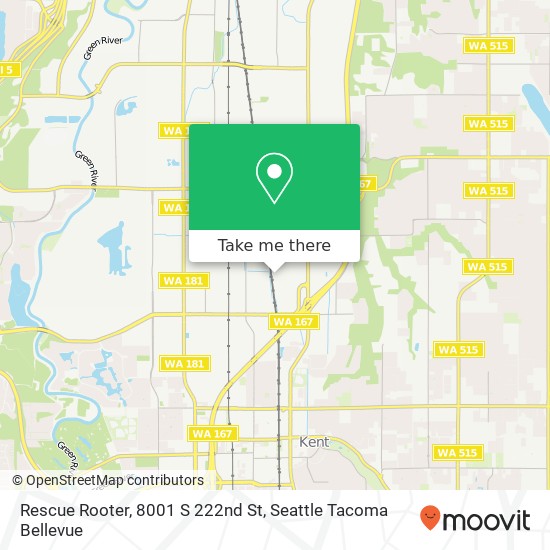 Rescue Rooter, 8001 S 222nd St map