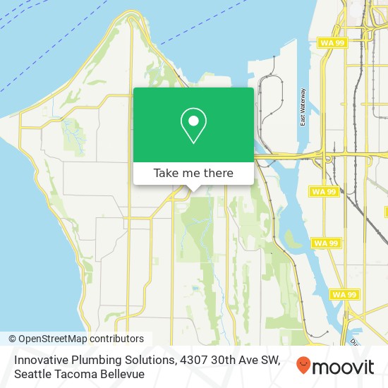 Mapa de Innovative Plumbing Solutions, 4307 30th Ave SW