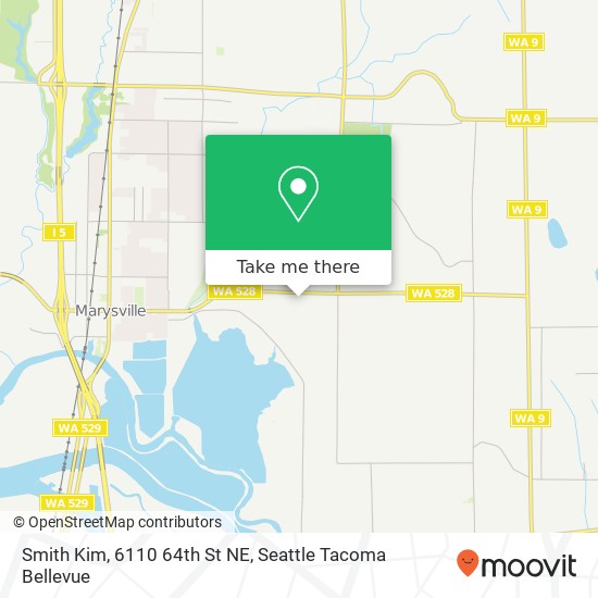 Mapa de Smith Kim, 6110 64th St NE