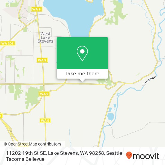 Mapa de 11202 19th St SE, Lake Stevens, WA 98258