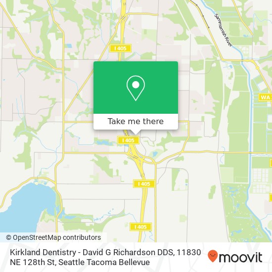 Kirkland Dentistry - David G Richardson DDS, 11830 NE 128th St map