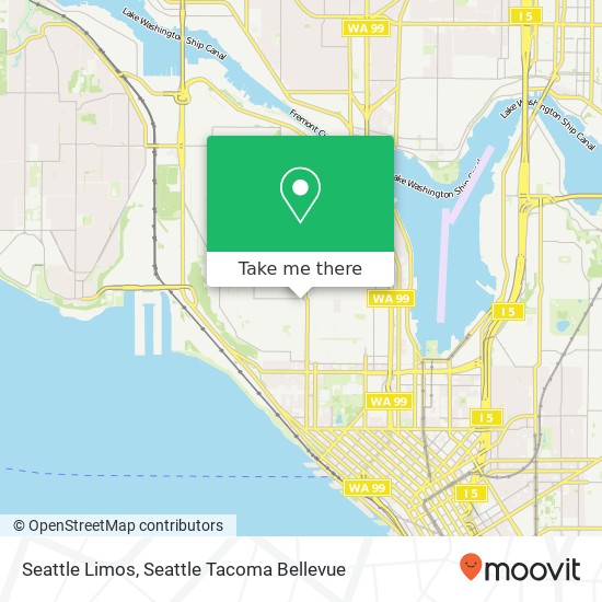 Mapa de Seattle Limos