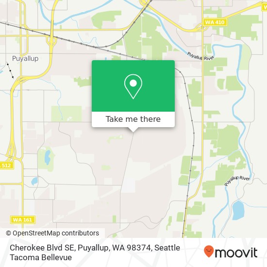 Cherokee Blvd SE, Puyallup, WA 98374 map