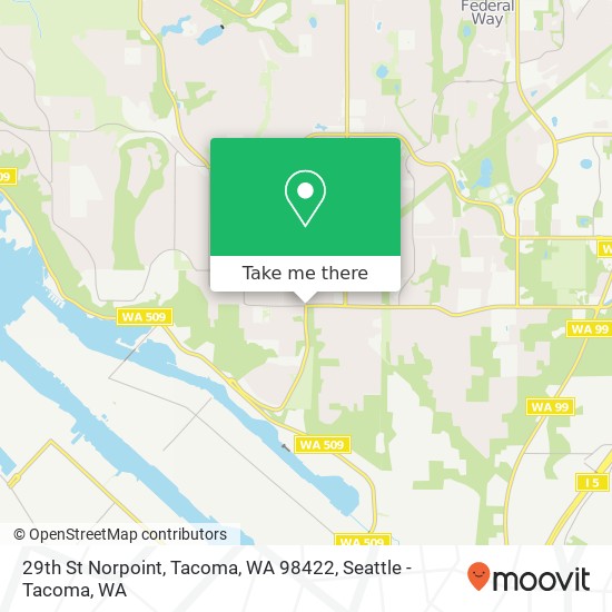 29th St Norpoint, Tacoma, WA 98422 map
