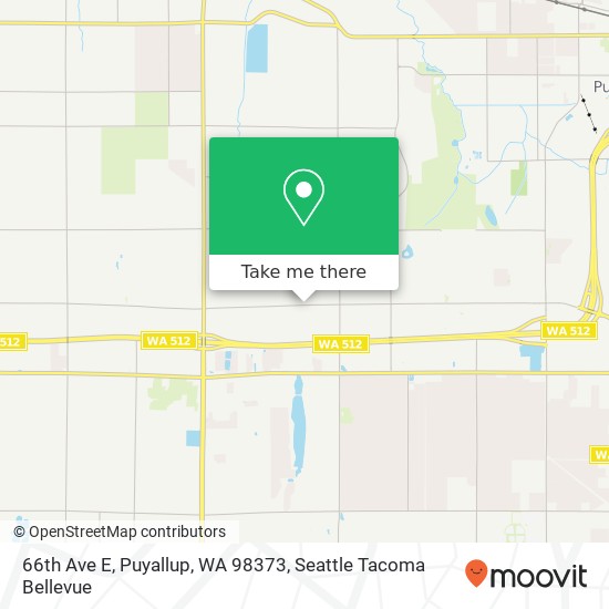 Mapa de 66th Ave E, Puyallup, WA 98373