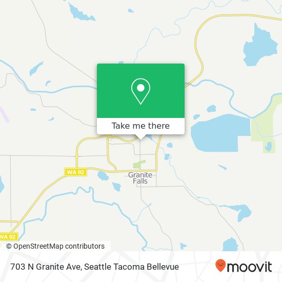 703 N Granite Ave, Granite Falls, WA 98252 map