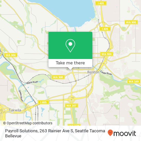 Mapa de Payroll Solutions, 263 Rainier Ave S