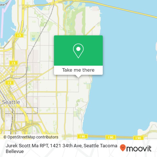 Mapa de Jurek Scott Ma RPT, 1421 34th Ave