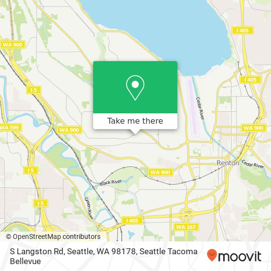 S Langston Rd, Seattle, WA 98178 map