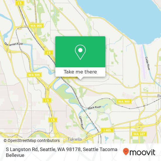 S Langston Rd, Seattle, WA 98178 map