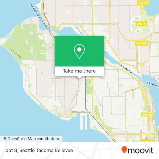 Mapa de apt B, 2115 W Barrett St apt B, Seattle, WA 98199, USA