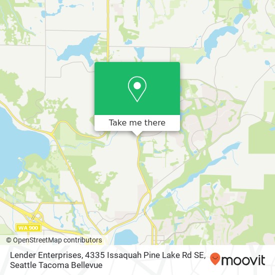 Mapa de Lender Enterprises, 4335 Issaquah Pine Lake Rd SE
