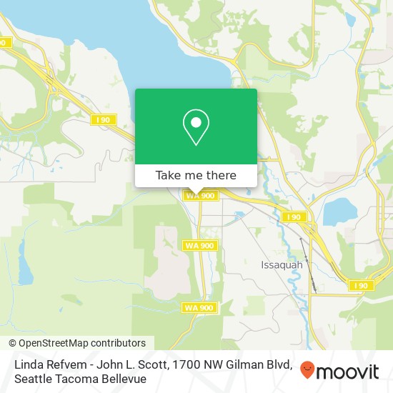 Linda Refvem - John L. Scott, 1700 NW Gilman Blvd map