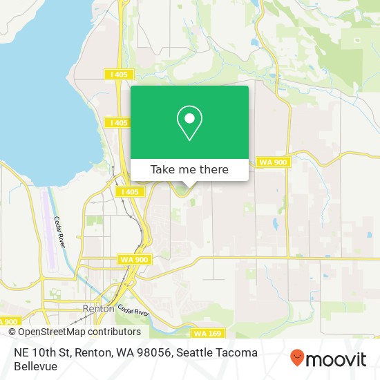 NE 10th St, Renton, WA 98056 map