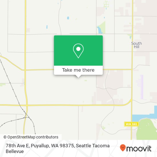 Mapa de 78th Ave E, Puyallup, WA 98375