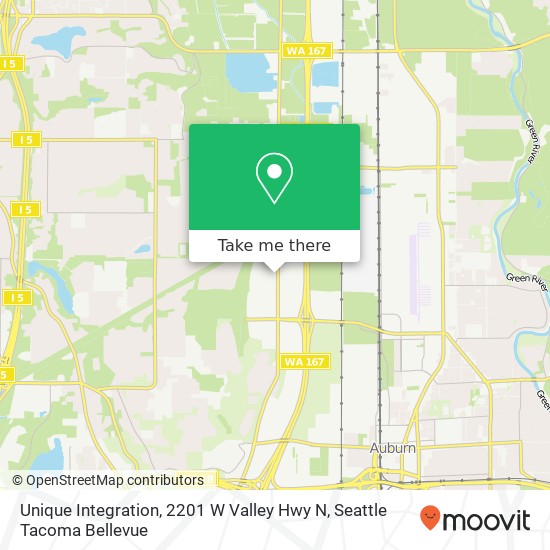 Mapa de Unique Integration, 2201 W Valley Hwy N