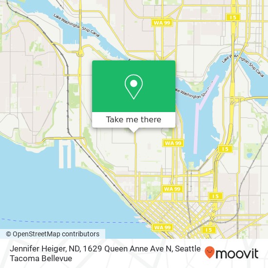 Jennifer Heiger, ND, 1629 Queen Anne Ave N map