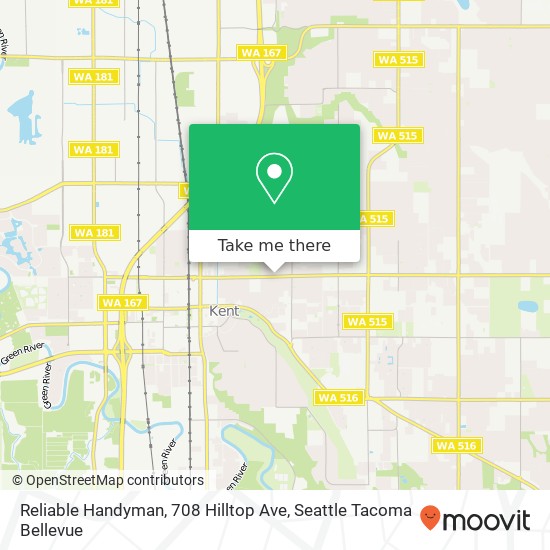 Reliable Handyman, 708 Hilltop Ave map