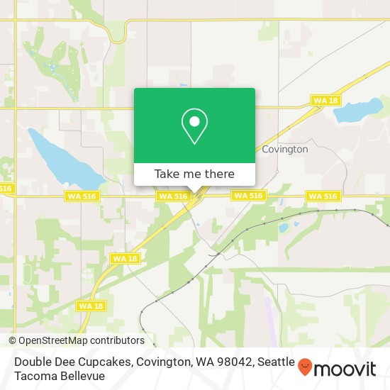 Mapa de Double Dee Cupcakes, Covington, WA 98042