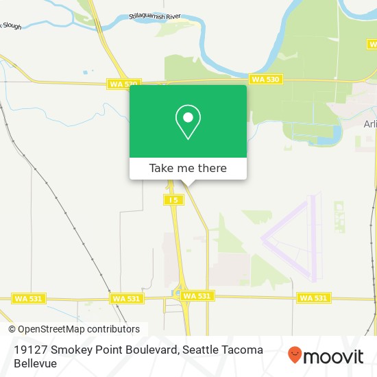 Mapa de 19127 Smokey Point Boulevard, 19127 Smokey Point Blvd, Arlington, WA 98223, USA