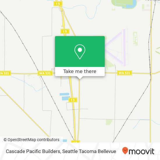 Cascade Pacific Builders map