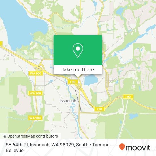 Mapa de SE 64th Pl, Issaquah, WA 98029