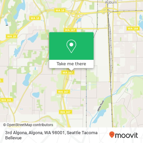 Mapa de 3rd Algona, Algona, WA 98001