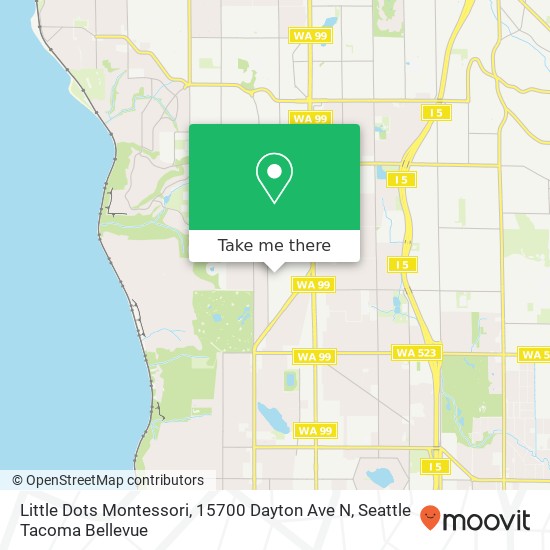 Mapa de Little Dots Montessori, 15700 Dayton Ave N