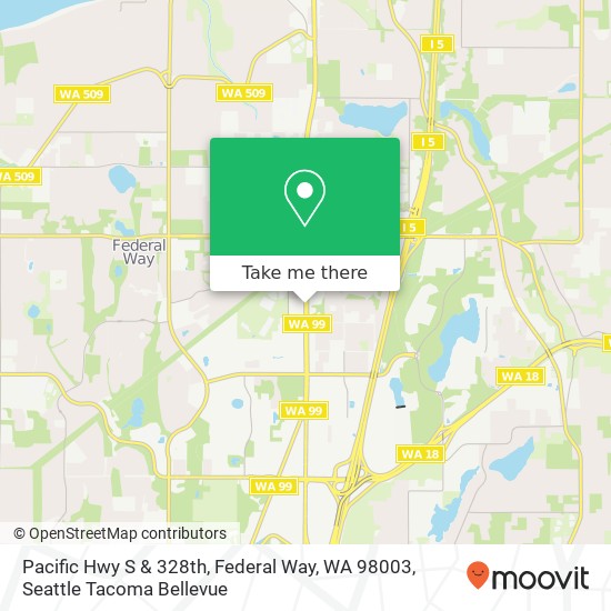 Pacific Hwy S & 328th, Federal Way, WA 98003 map