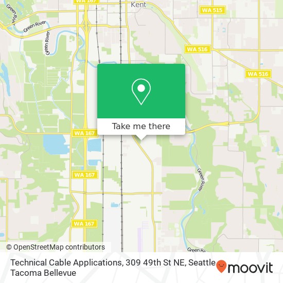 Mapa de Technical Cable Applications, 309 49th St NE