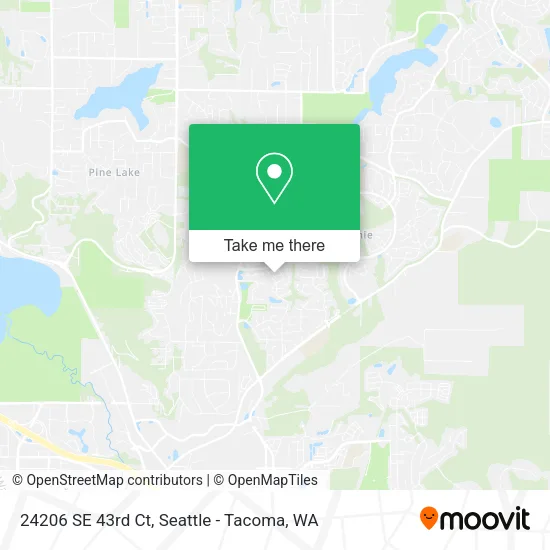 Mapa de 24206 SE 43rd Ct