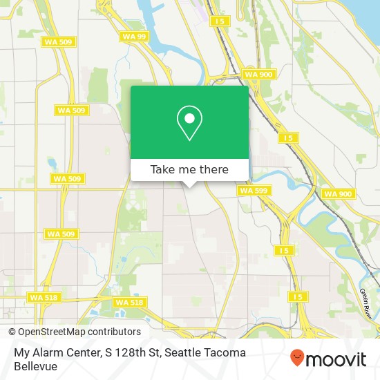 My Alarm Center, S 128th St map