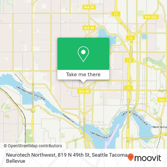 Neurotech Northwest, 819 N 49th St map