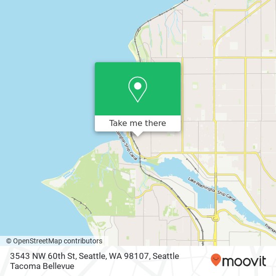 3543 NW 60th St, Seattle, WA 98107 map