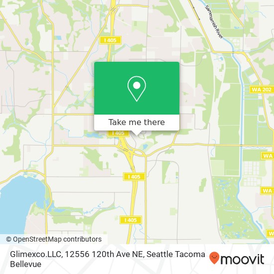 Mapa de Glimexco.LLC, 12556 120th Ave NE