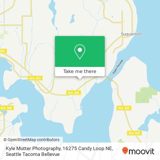 Mapa de Kyle Mutter Photography, 16275 Candy Loop NE