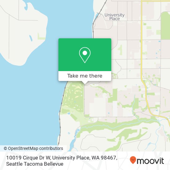 10019 Cirque Dr W, University Place, WA 98467 map