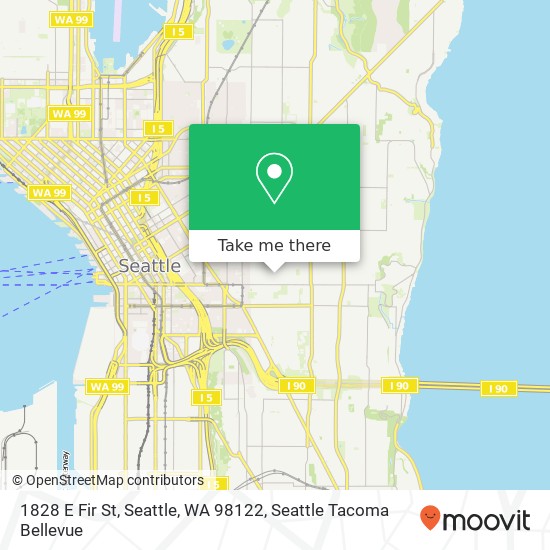 Mapa de 1828 E Fir St, Seattle, WA 98122